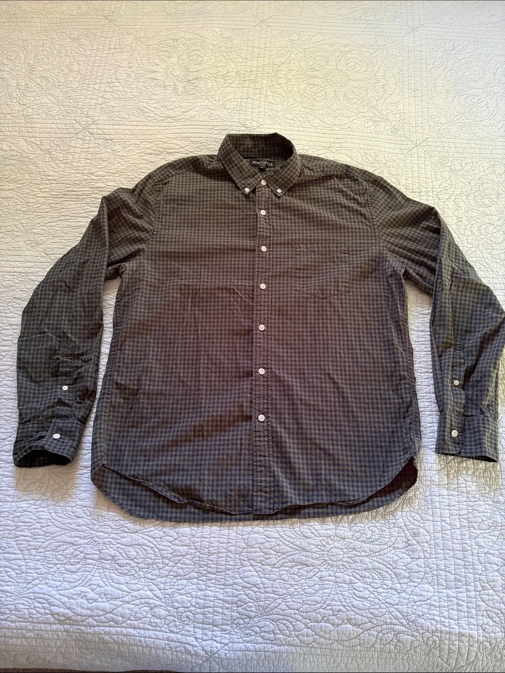 J. Crew Mercantile Gingham Button-Down Shirt
